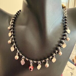 925 silver protective eye anklet